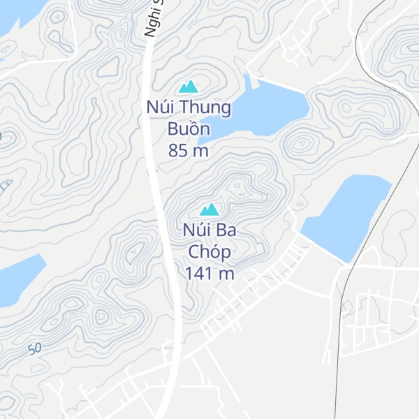 Map of Núi Ba Chóp