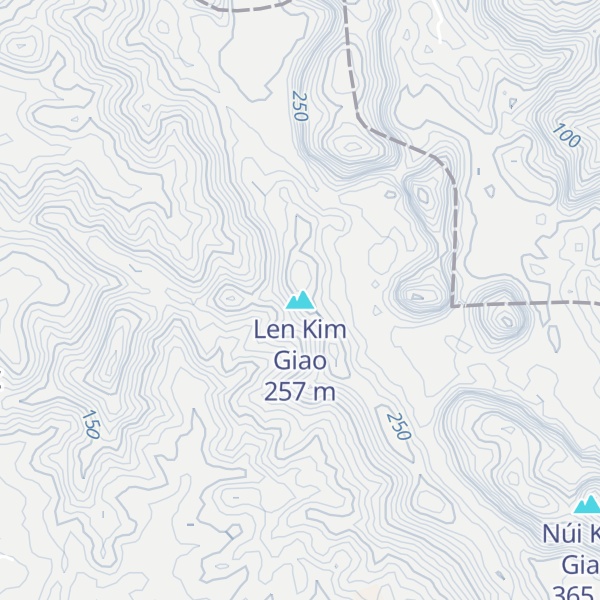 Map of Len Kim Giao