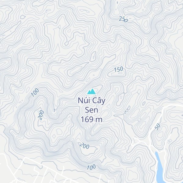 Map of Núi Cây Sen
