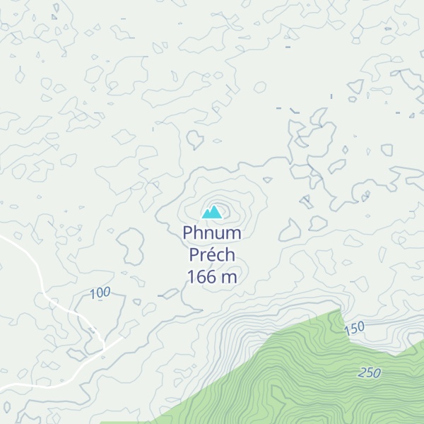 Map of Phnum Préch