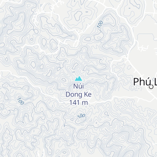 Map of Núi Dong Ke