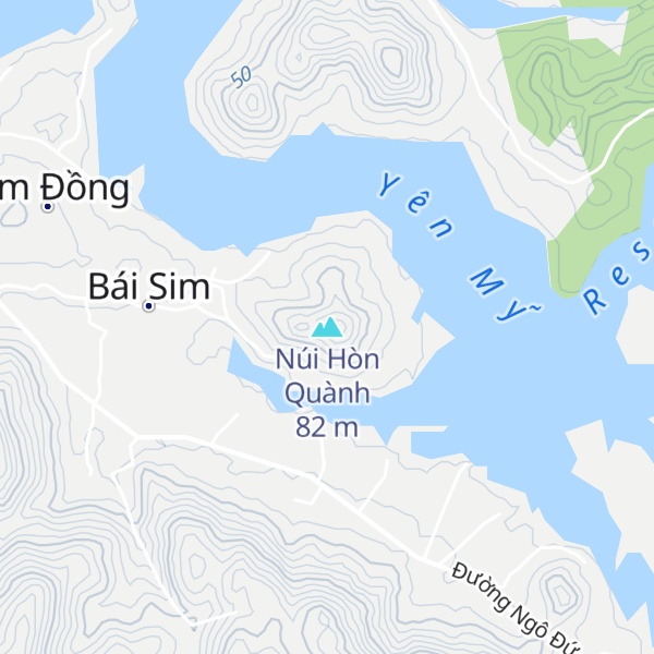 Map of Núi Hòn Quành