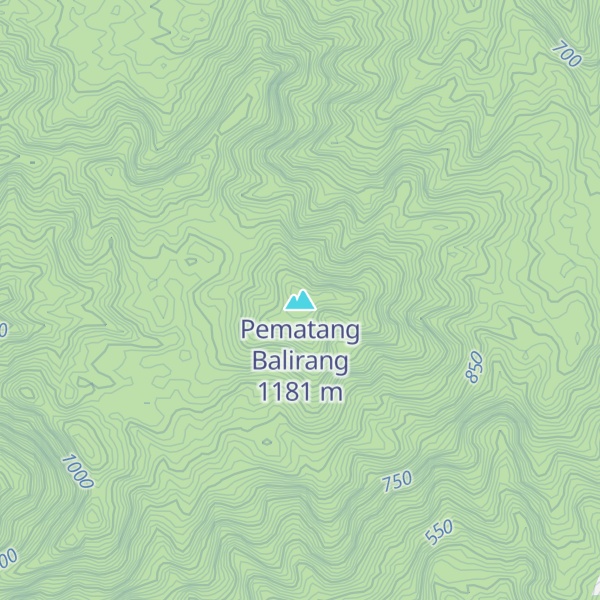 Map of Pematang Balirang