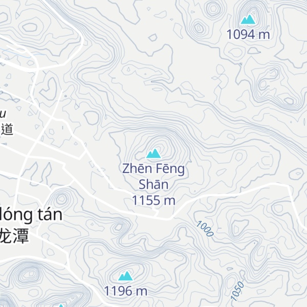 Map of Zhēn Fēng Shān