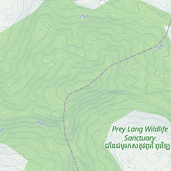 Map of Phnum Chi
