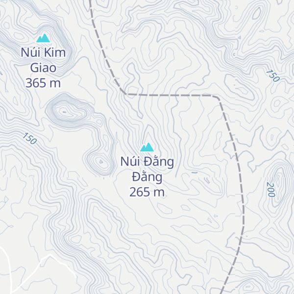 Map of Núi Đằng Đằng