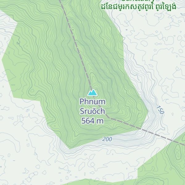 Map of Phnum Sruŏch