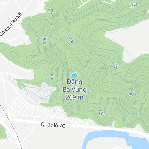 Map of Động Ba Vùng