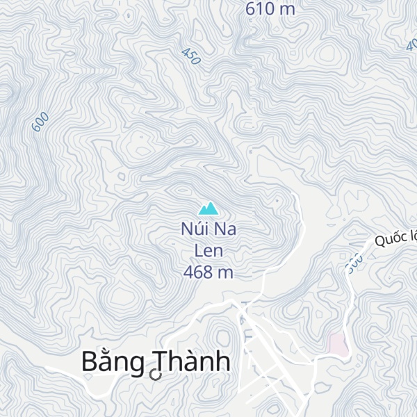 Map of Núi Na Len