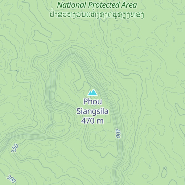 Map of Phou Siangsila