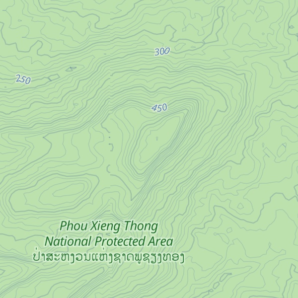 Map of Phou Ai