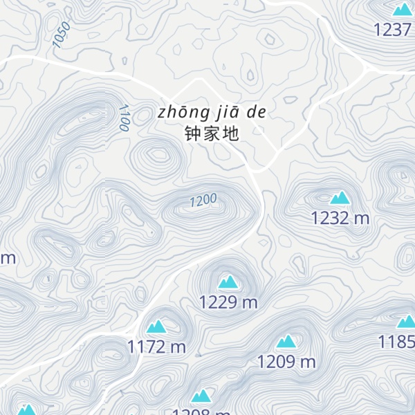 Map of Māo Māoshān