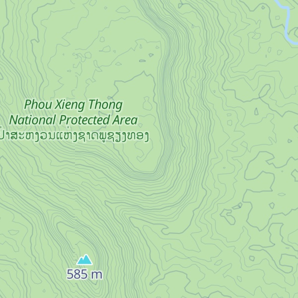 Map of Phou Sabao-Gnai