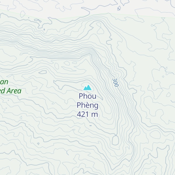 Map of Phou Phèng