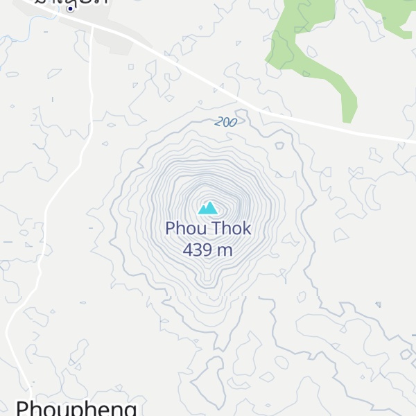 Map of Phou Thok