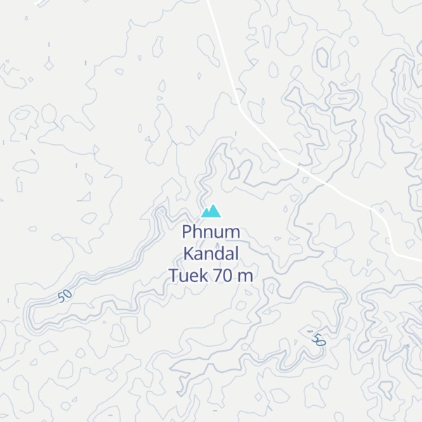 Map of Phnum Kandal Tuek
