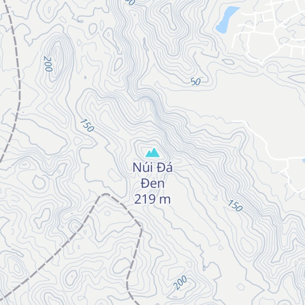 Map of Núi Đá Đen