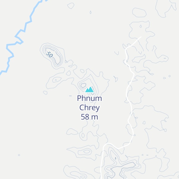 Map of Phnum Chrey