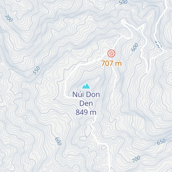 Map of Núi Don Den
