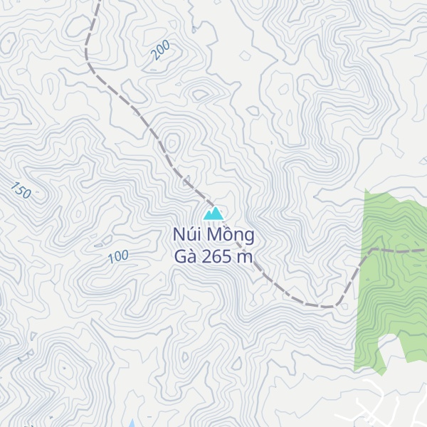 Map of Núi Mồng Gà