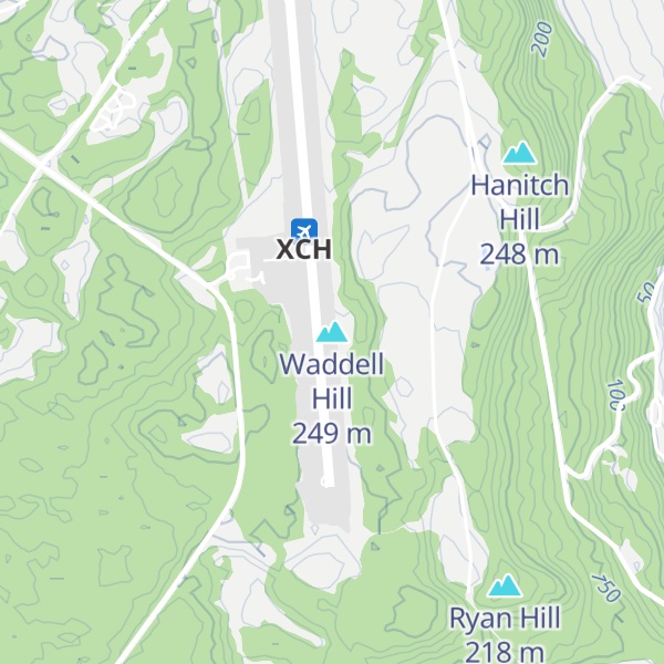 Map of Waddell Hill