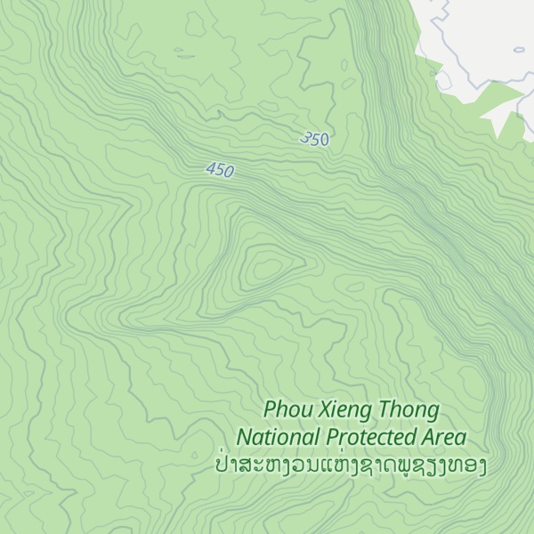 Map of Phou Phakpheo