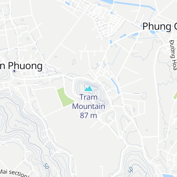 Map of Tram Mountain