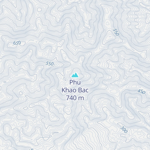 Map of Phu Khao Bac
