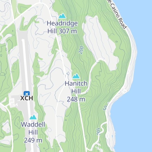 Map of Hanitch Hill