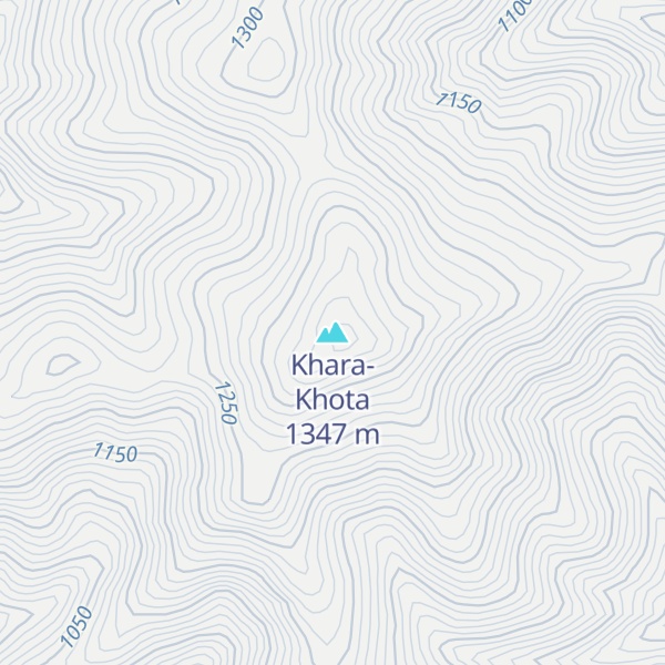 Map of Khara-Khota