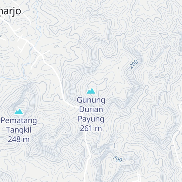 Map of Gunung Durian Payung
