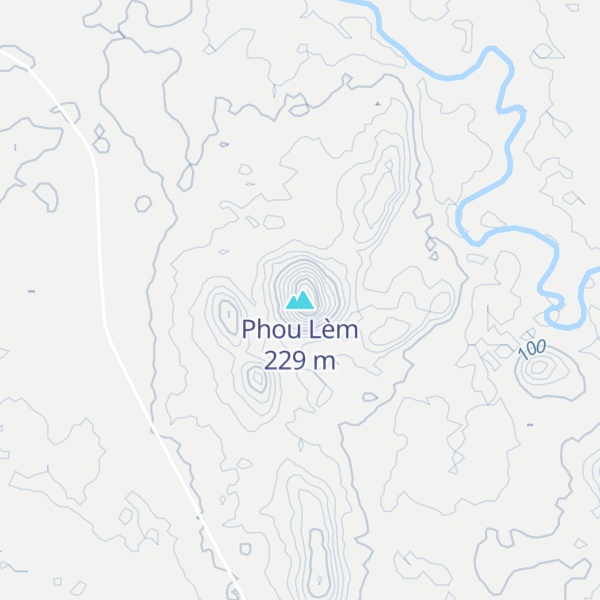 Map of Phou Lèm