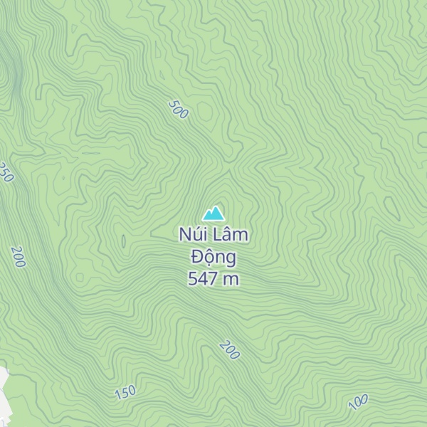 Map of Núi Lâm Động