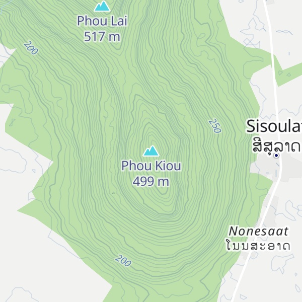 Map of Phou Kiou