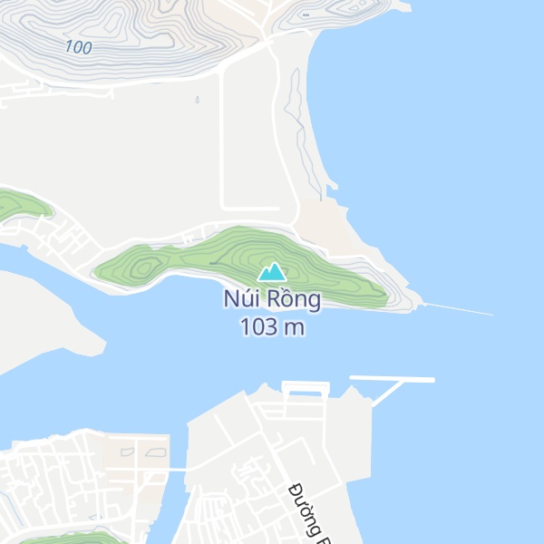 Map of Núi Rồng