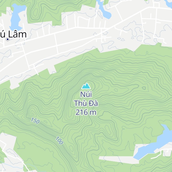 Map of Núi Thù Đà