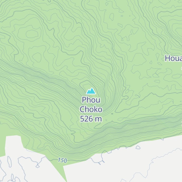 Map of Phou Choko