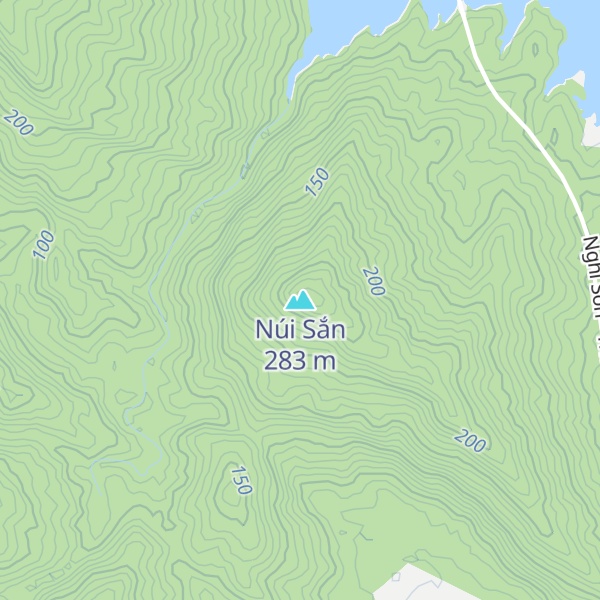 Map of Núi Sắn