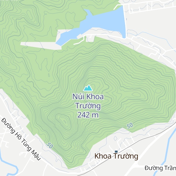 Map of Núi Khoa Trường