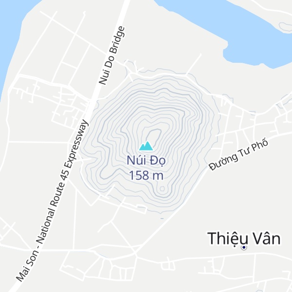 Map of Núi Đọ