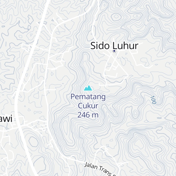 Map of Pematang Cukur