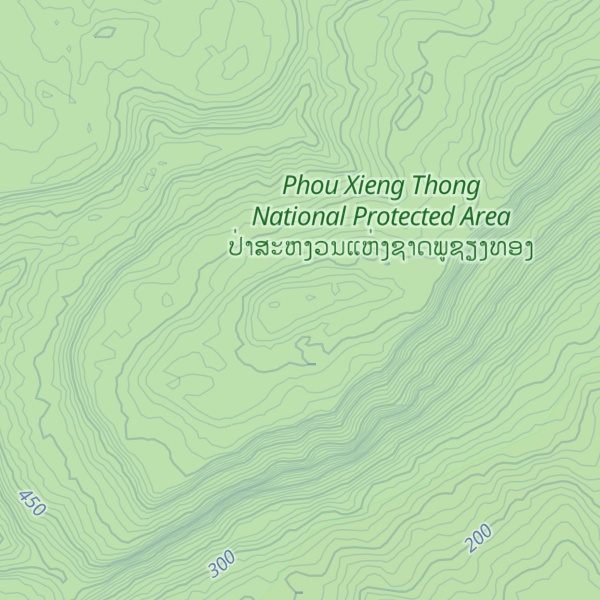 Map of Phou Tabèng