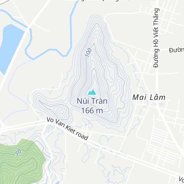 Map of Núi Tràn
