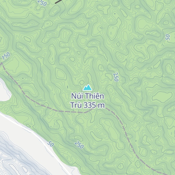 Map of Núi Thiên Trù