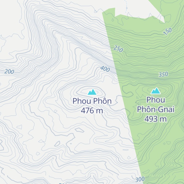 Map of Phou Phôn