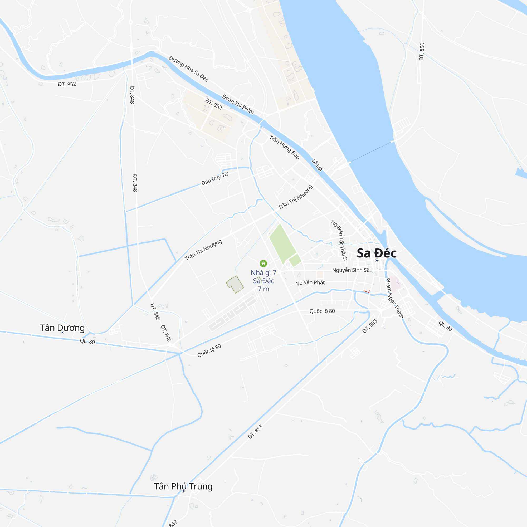 Nhà gì 7 Sa Đéc map