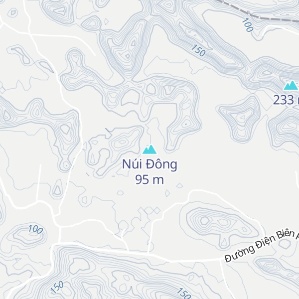 Map of Núi Đông