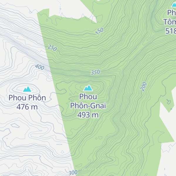 Map of Phou Phôn-Gnai