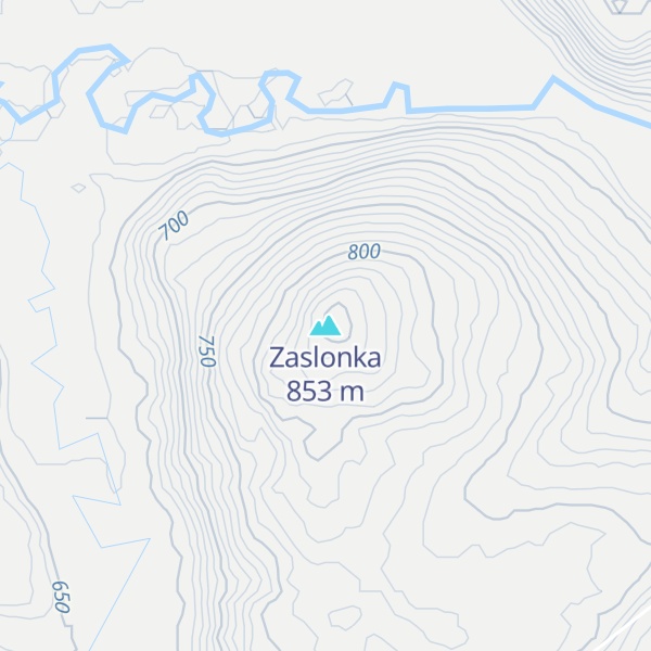 Map of Zaslonka
