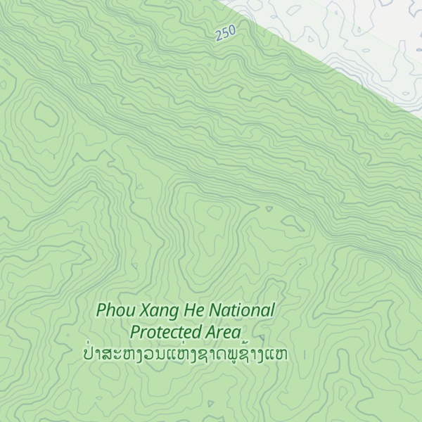 Map of Phou Kanot